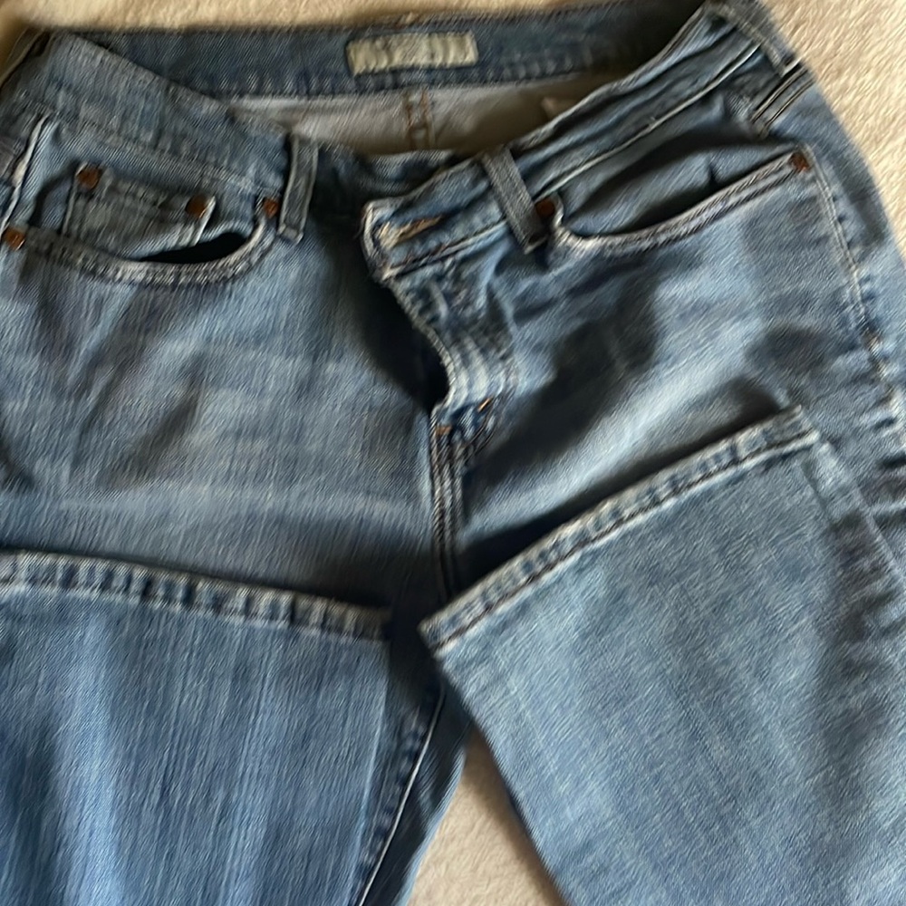 12 long Levi boot cut jeans